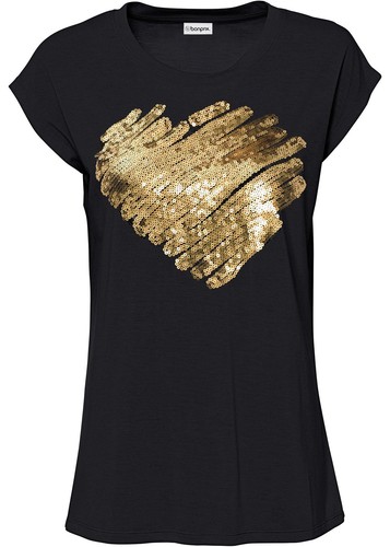 Shirt mit pailletten 40 42 - shirt,