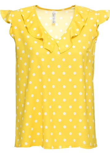 Blusenshirt mit volants 40 - mit,