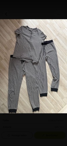 Esprit pyjama hosen oberteil - pyjama,