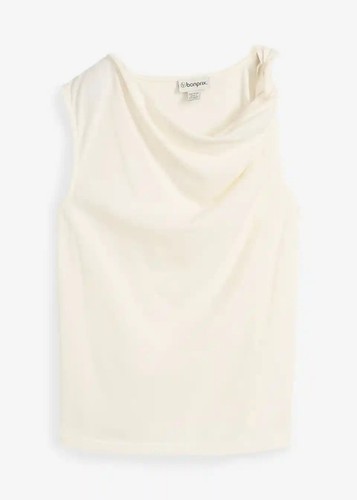 Top aus leichtem strick - top,