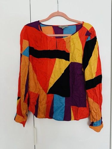 Bunte comma bluse 40 - bunte,