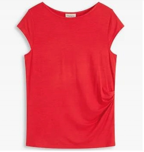 Shirt 42 rot damenshirt - shirt, gr.