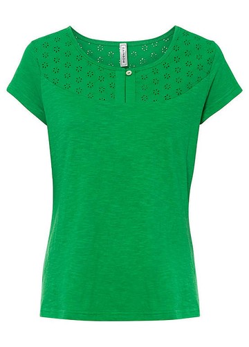Shirt mit lochmuster 40 - mit, gr.