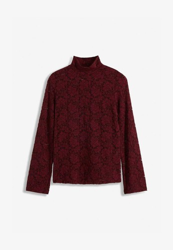 Langarmshirt aus spitze - langarmshirt,