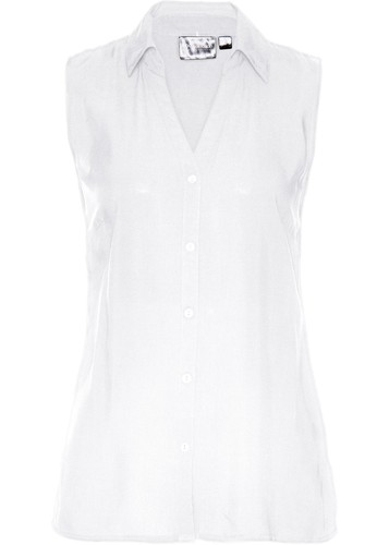 Viskose bluse 40 - 40, weiß