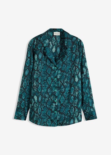 Neu bluse 40 dunkelgrün - neu,