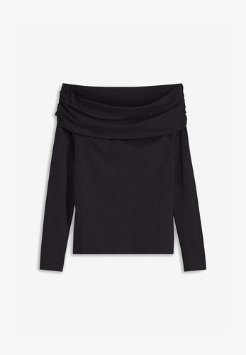 Neu carmenshirt mit raffung - neu,